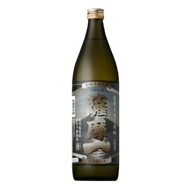 薩摩一 25度 900ml×2本 芋焼酎 若松酒造※北海道・東北エリアは別途運賃が1000円発生します。 2