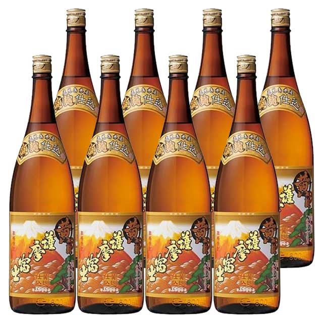 薩摩富士 黄麹 25度 1800ml×8本 芋焼酎 濱田酒造※北海道・東北エリアは別途運賃が1000円発生します。