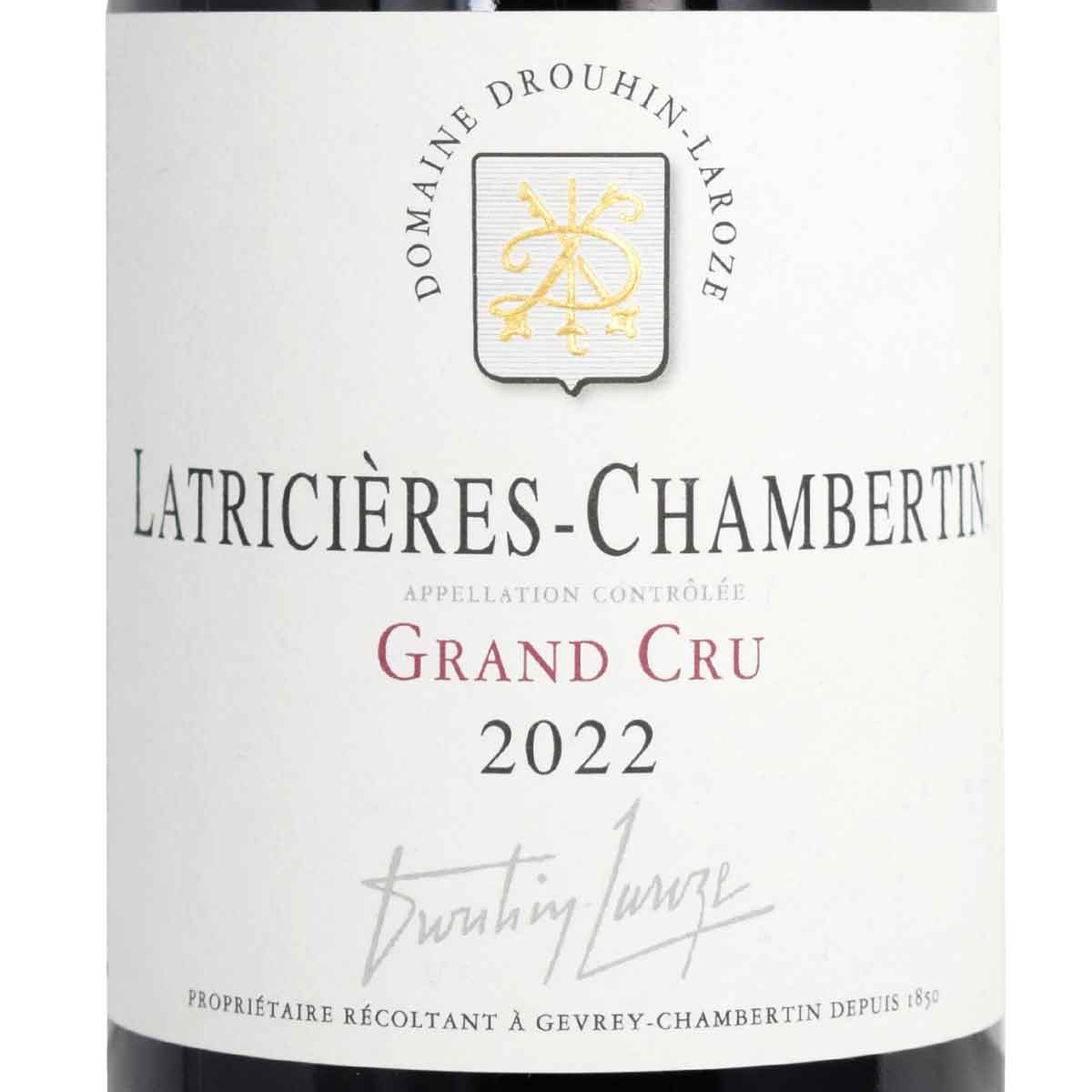 ［2022］［グランクリュ特級］ラトリシエール・シャンベルタン 750ml赤 ［ドメーヌ］ドルーアン・ラローズLatricieres-Chambertin Domaine Drouhin Laroze kinko-10038221 オーリック サンプル画像2