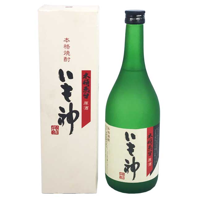 いも神 木桶蒸留原酒 37度 720ml 化粧箱入り【数量限定】