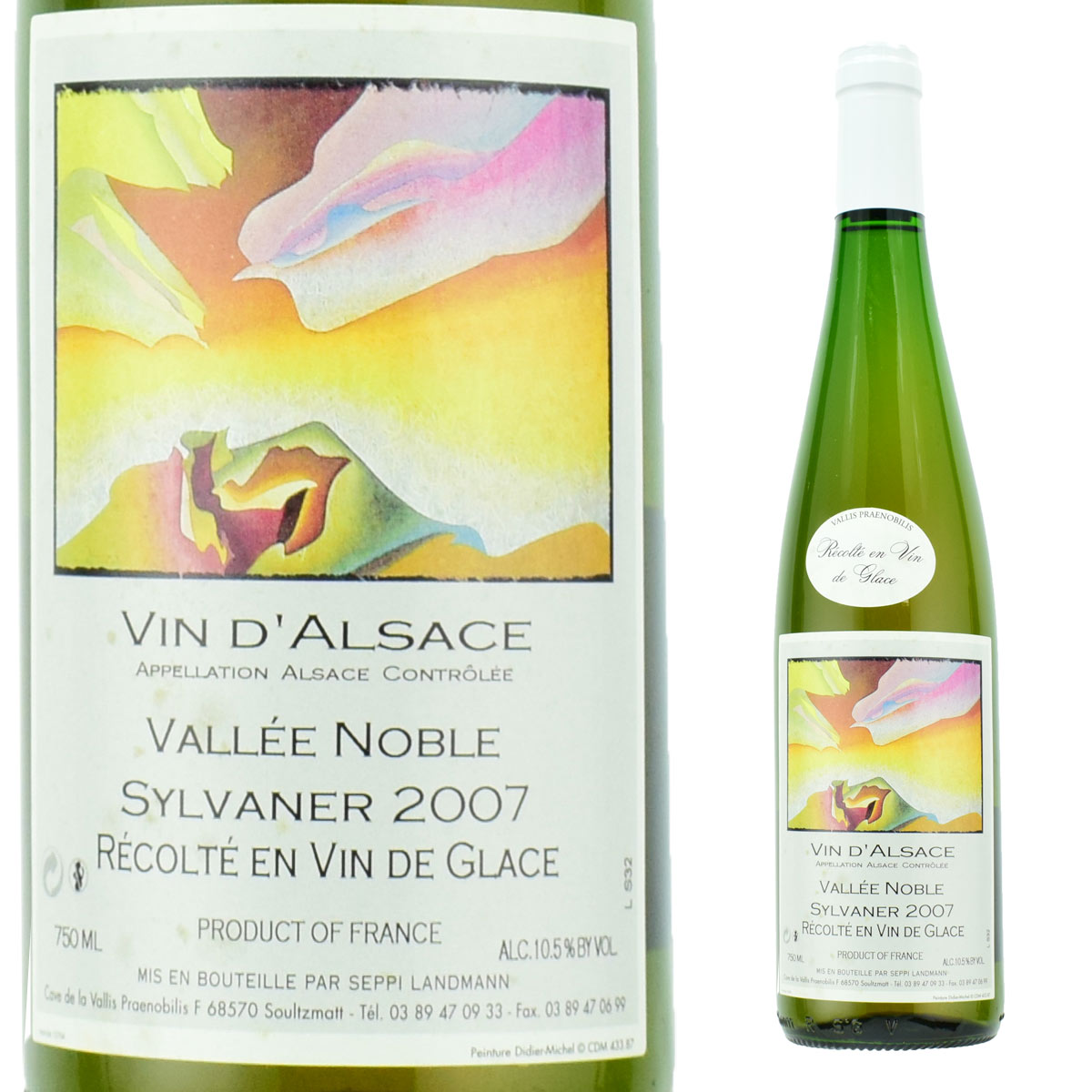 セピ・ランドマン　シルヴァネール　ヴァン・ド・グラス（アイスワイン）　2009　750ml白極甘口　Seppi-Landmann　Vin d'Alsace Sylvaner Vin de Glass gris Vallee Noble
