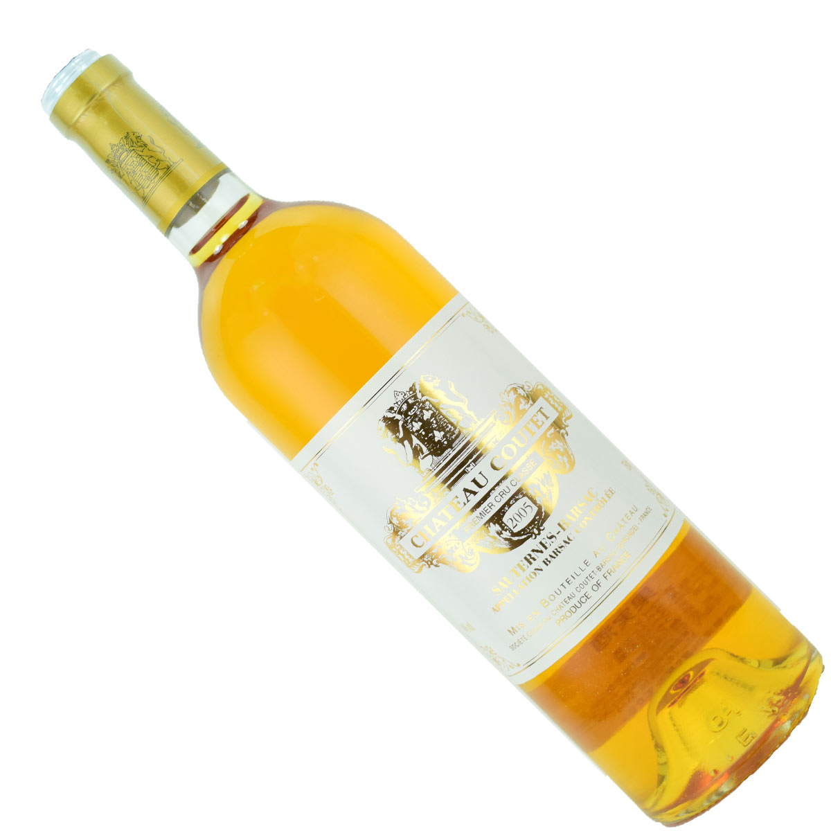 シャトー・クーテ　2005（平成17年）　750ml　貴腐ワイン　ソーテルヌ　格付1級　Chateau Coutet