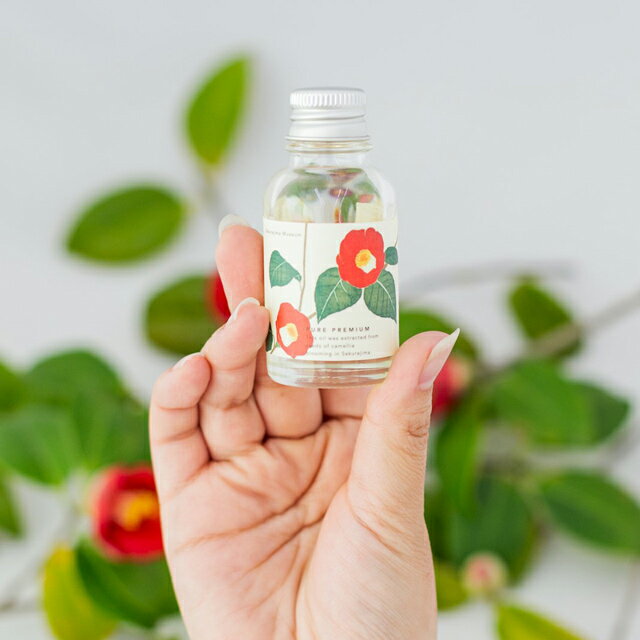 SAKURAJIMA　TSUBAKI　純国産　ヤブツバキ100％　桜島のつばき油　ピュアプレミアム　30ml　　椿油　鹿児島 3