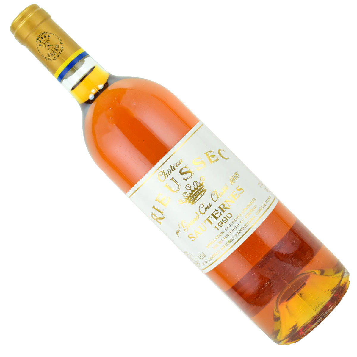 シャトー・リューセック　1990（平成2年）750ml　貴腐ワイン　ソーテルヌ　格付1級　Chateau Rieussec Sauternes