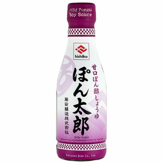 乐天商城 - ヒシク ぽん太郎 ペット 360ml　藤安醸造　ぽん酢　鹿児島