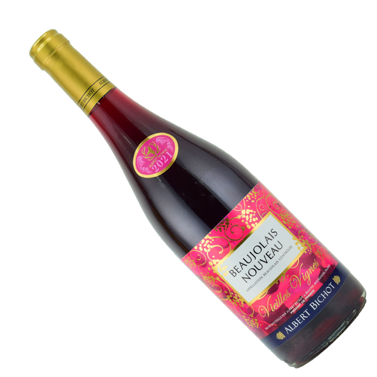 アルベール・ビショー　ボジョレーヌーボー　2021　750ml赤　ヴィエイユ・ヴィーニュ　Vin de Primeur Beaujolais Nouveau　送料無料ですが北海道・東北は別途送料必要