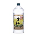 雲海そば ペット 25度 4000ml そば焼酎 雲海酒造
