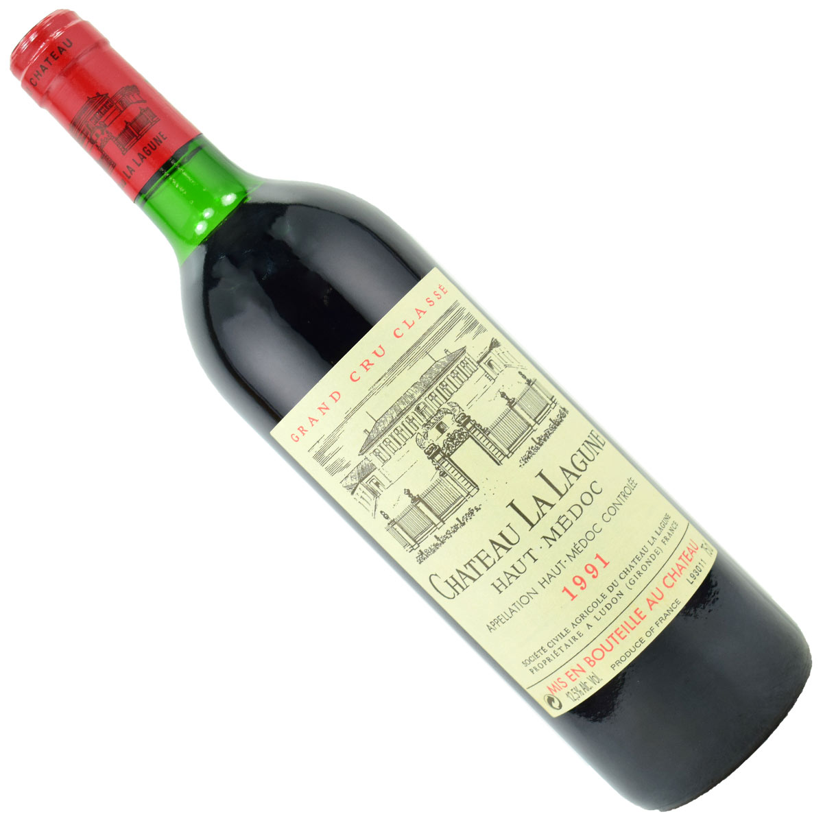 シャトー・ラ・ラギューヌ　1991（平成3年）　750ml赤　オー・メドック格付3級　Chateau La Lagune　AOC　Haut Medoc