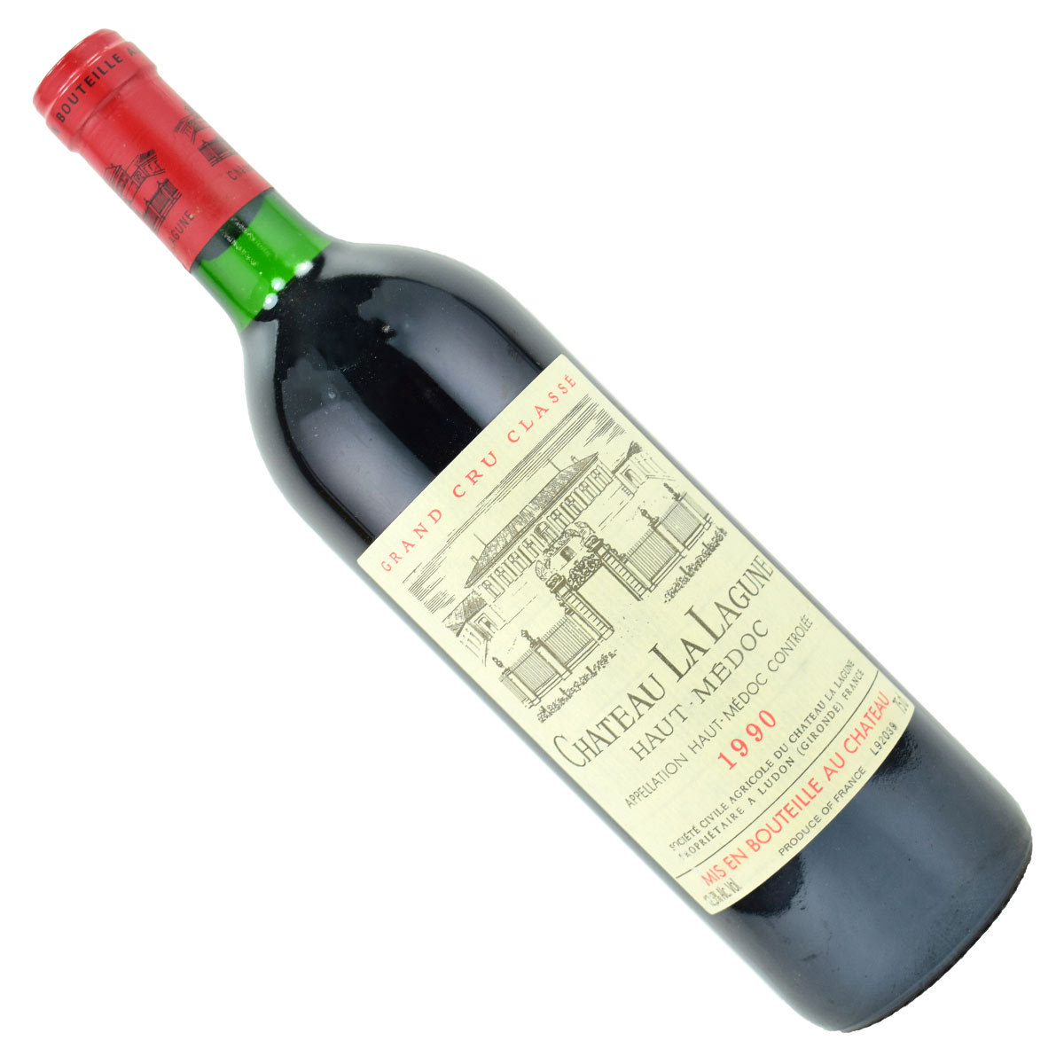 シャトー・ラ・ラギューヌ　1990（平成2年）　750ml赤　オー・メドック格付3級　Chateau La Lagune　AOC　Haut Medoc