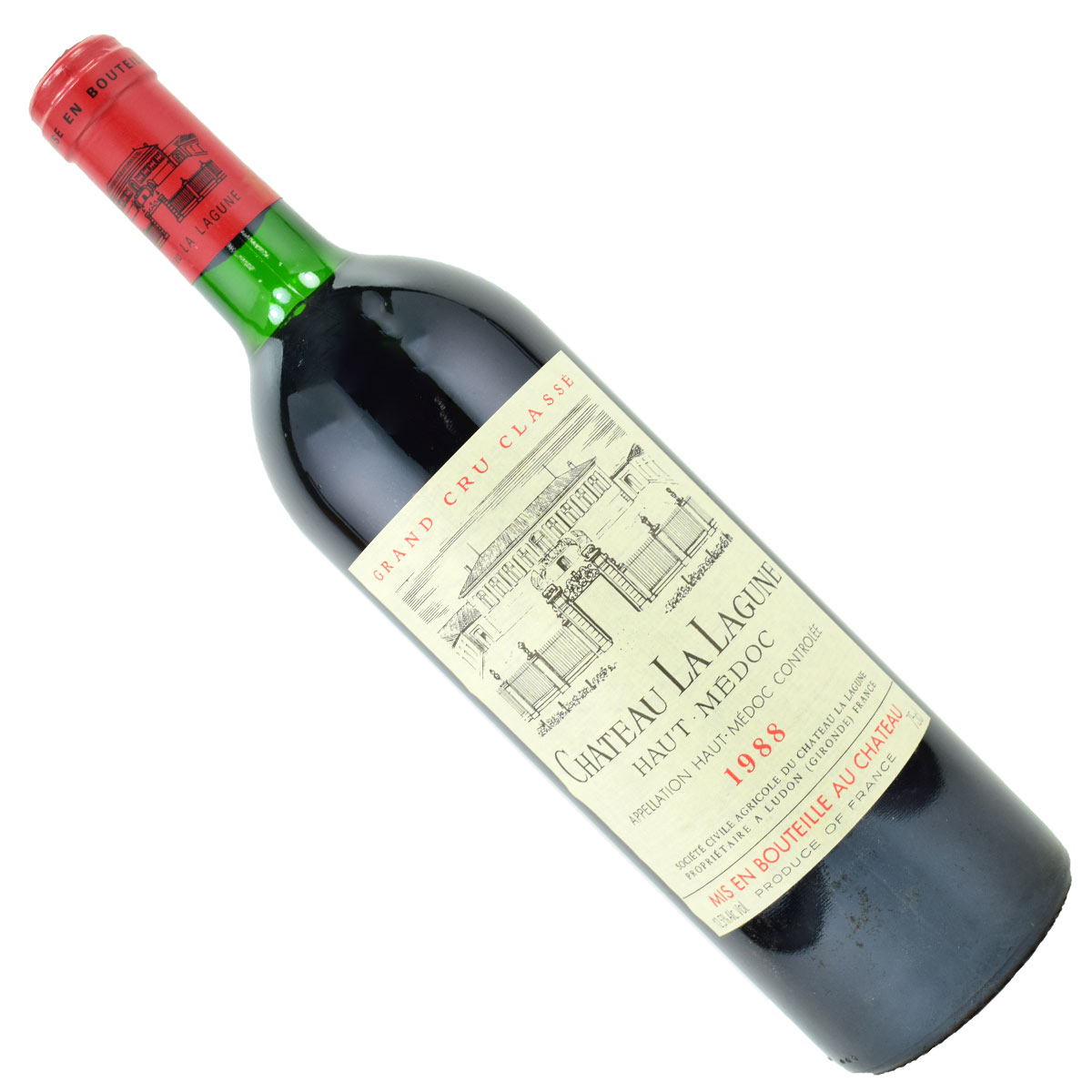 シャトー・ラ・ラギューヌ　1988（昭和63年）　750ml赤　オー・メドック格付3級　Chateau La Lagune　AOC　Haut Medoc