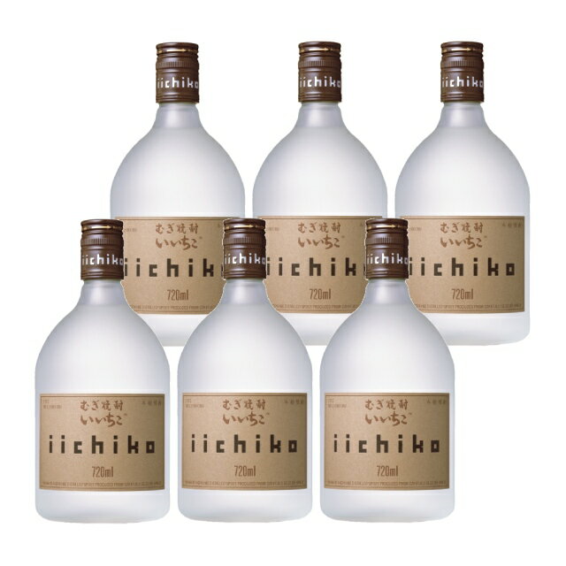乐天商城 - いいちこシルエット 25度 720ml×6本 麦焼酎 三和酒類 大分県※北海道・東北エリアは別途運賃が1000円発生します。