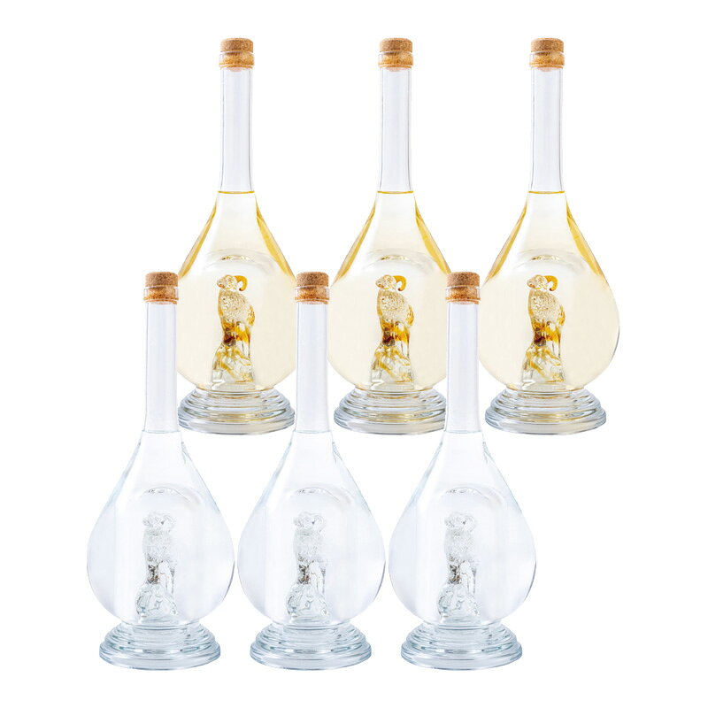 数量限定予約品 11月下旬より出荷予定★八鹿酒造 2027年 干支ボトル 未 (ひつじ) 熟成麦焼酎・純米大吟醸セット 500ml各3本 丁未(ひのとひつじ)羊※北海道・東北地区は、別途送料1000円が発生します。