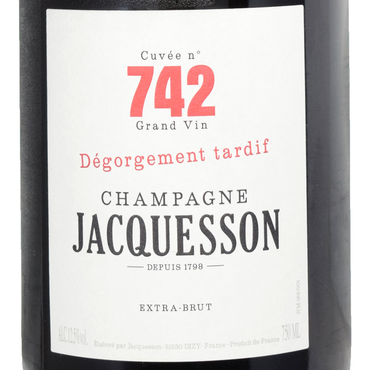 シャンパーニュ・ジャクソン キュヴェ ＃742 デゴルジュマン・タルディフ 750ml泡Champagne Cuvee #742 Jacquesson Degorgement Tardif kinko-10036085 オーリック サンプル画像2