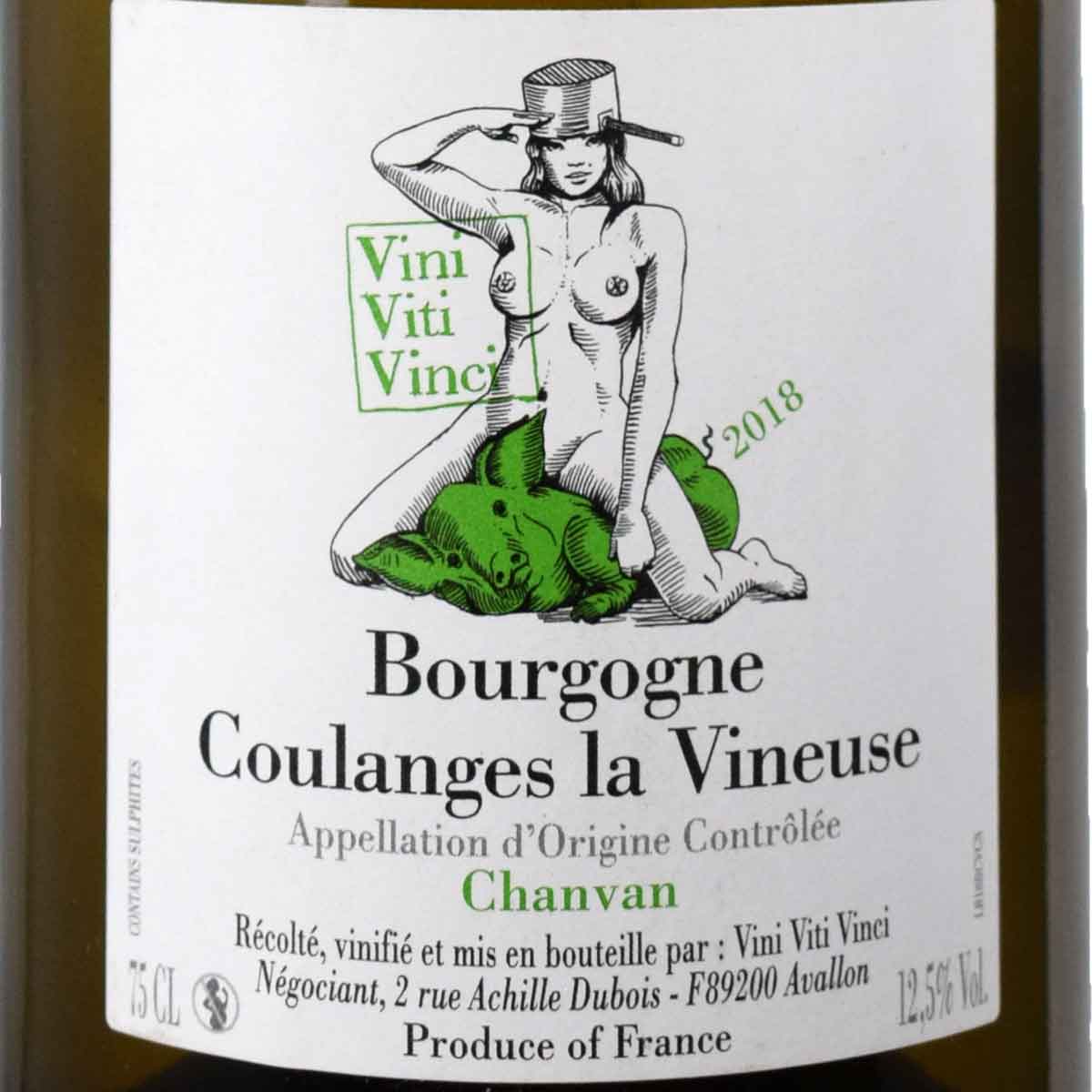 ［2018］ ブルゴーニュ・クランジュ・ラ・ヴィヌーズ シャンヴァン 750ml白 ヴィニ・ヴィティ・ヴィンチBOURGOGNE COULANGES LA VINEUSE CHANVAN BLANC / VINI VITI VINCI kinko-10037086 オーリック サンプル画像2