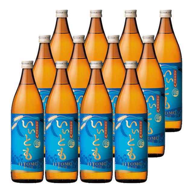 乐天商城 - いいともブルー 25度 900ml×12本 麦焼酎 雲海酒造※北海道・東北エリアは別途運賃が1000円発生します。