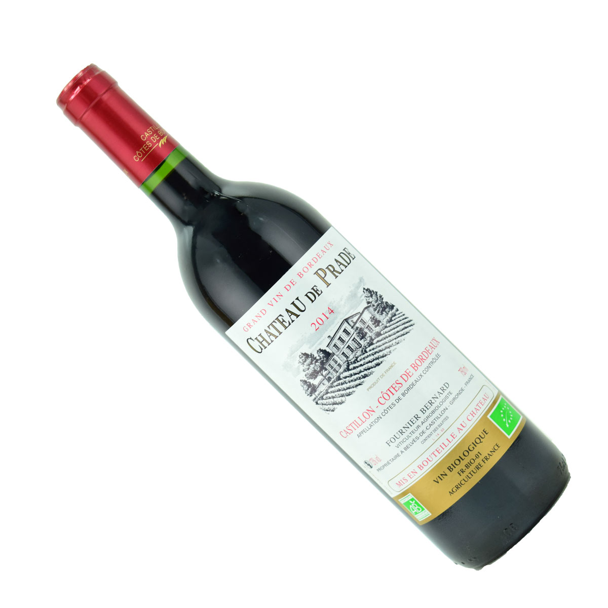 シャトー・ド・プラド 2014 750ml赤 カスティヨン・コート・ド・ボルドーChâteau de Prade Côtes de Bord...