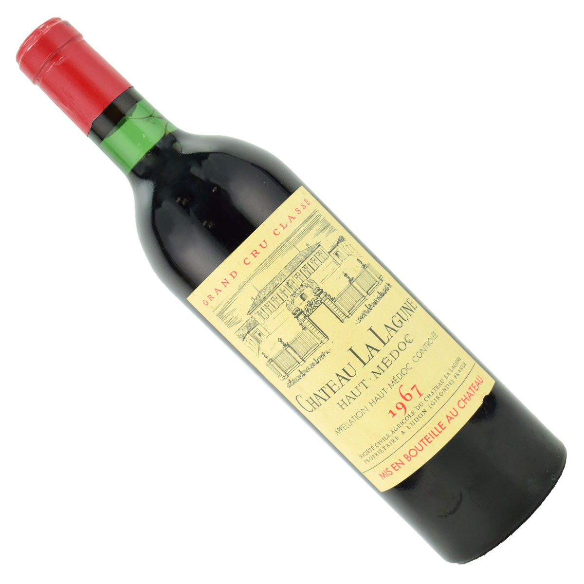 シャトー・ラ・ラギューヌ　1967（昭和42年）　750ml赤　オー・メドック格付3級　Chateau La Lagune　AOC　Haut Medoc