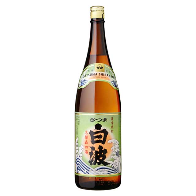 さつま白波 25度 1800ml 芋焼酎 薩摩酒造