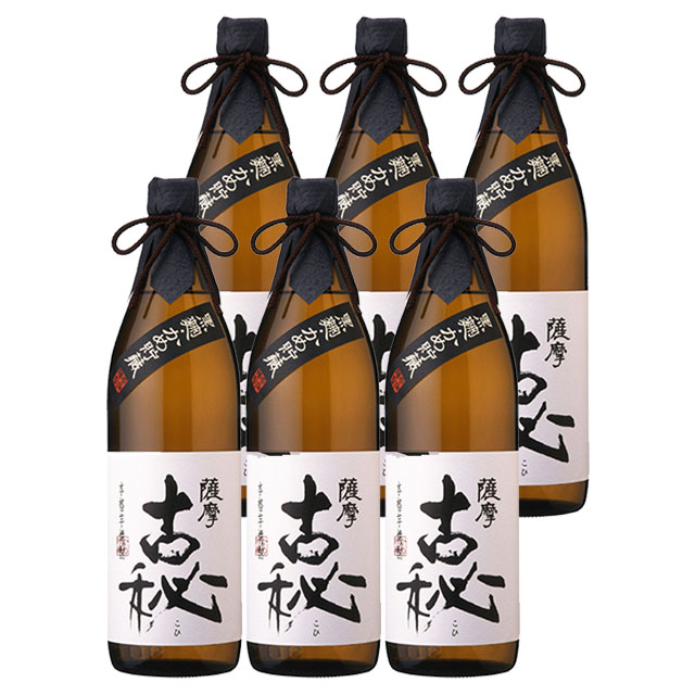 薩摩古秘(こひ) 25度 900ml×6本 かめ貯蔵 芋焼酎 雲海酒造※北海道・東北エリアは別途運賃が1000円発生します。