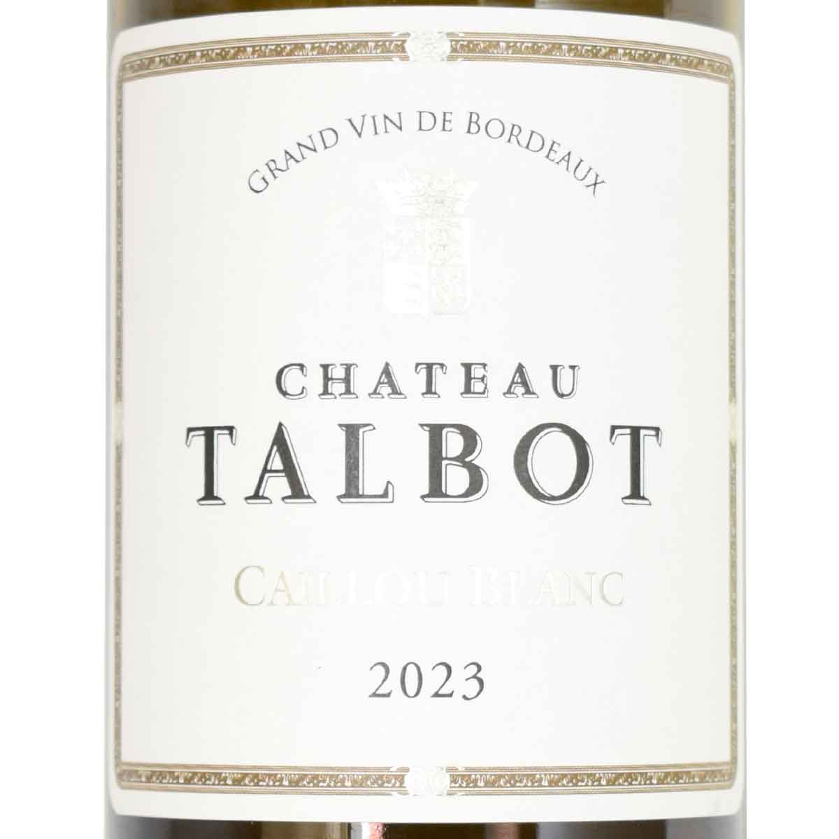 ［2023］シャトー・タルボ・カイユ・ブラン 750ml白 ボルドーブラン（サンジュリアン）Caillou Blanc de Chateau Talbot kinko-10038743 オーリック サンプル画像2