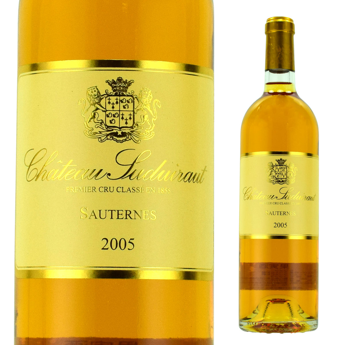シャトー・スデュイロー 2005 750ml 貴腐ワイン ソーテルヌ 格付1級　Chateau Suduiraut Sauternes Premiers Crus デザートワイン