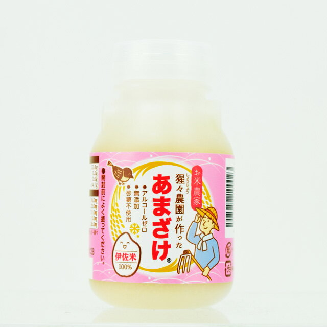 猩々農園　お米農家の100％自家製伊佐のお米で作ったあまざけ　160g×6本　6箱（36本）　ノンアルコール　甘酒　無添加　　メーカー直送　同梱不可代引不可　送料無料 お中元 ギフト プレゼント 御中元 記念日 内祝い お歳暮