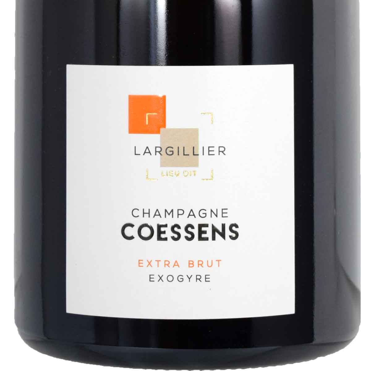 ［エグゾジール］ ラルジリエ・エクストラ・ブリュット 750ml シャンパーニュ コサンス（コエッサンス）LARGILLIER EXTRA BRUT EXOGYRE Champagne Coessens kinko-10038203 オーリック サンプル画像2