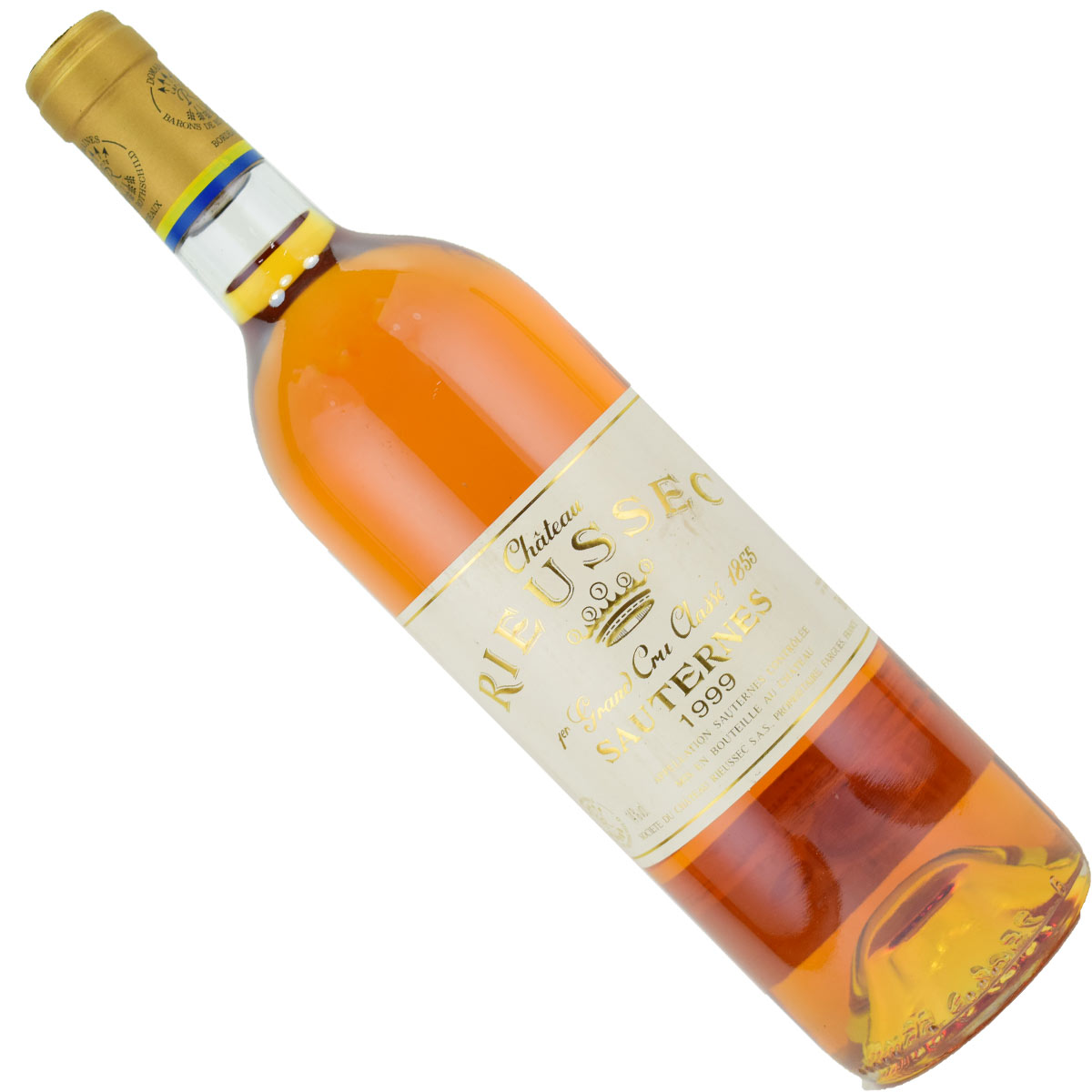 シャトー・リューセック　1999（平成11年）750ml　貴腐ワイン　ソーテルヌ　格付1級　Chateau Rieussec Sauternes