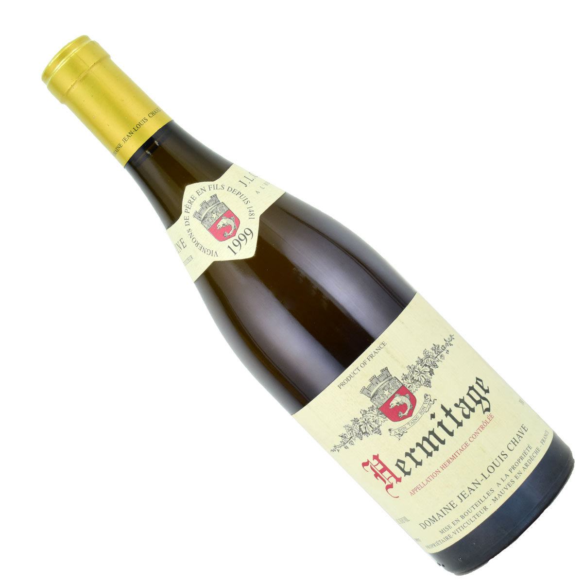 ドメーヌ・ジャン・ルイ・シャーヴ　エルミタージュ・ブラン　1999（平成11年）　750ml白　フランス・ローヌ地方　L'HERMITAGE　DOMAINE JEAN-LOUIS CHAVE