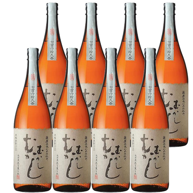 甕仕込み むかしむかし 25度 1800ml×8本 芋焼酎 丸西酒造　東京ウイスキー＆スピリッツコンペティション2020 焼酎部門 金賞受賞※北海道・東北エリアは別途運賃が1000円発生します。