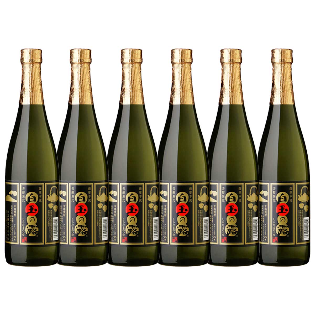 白玉の露 25度 720ml×6本