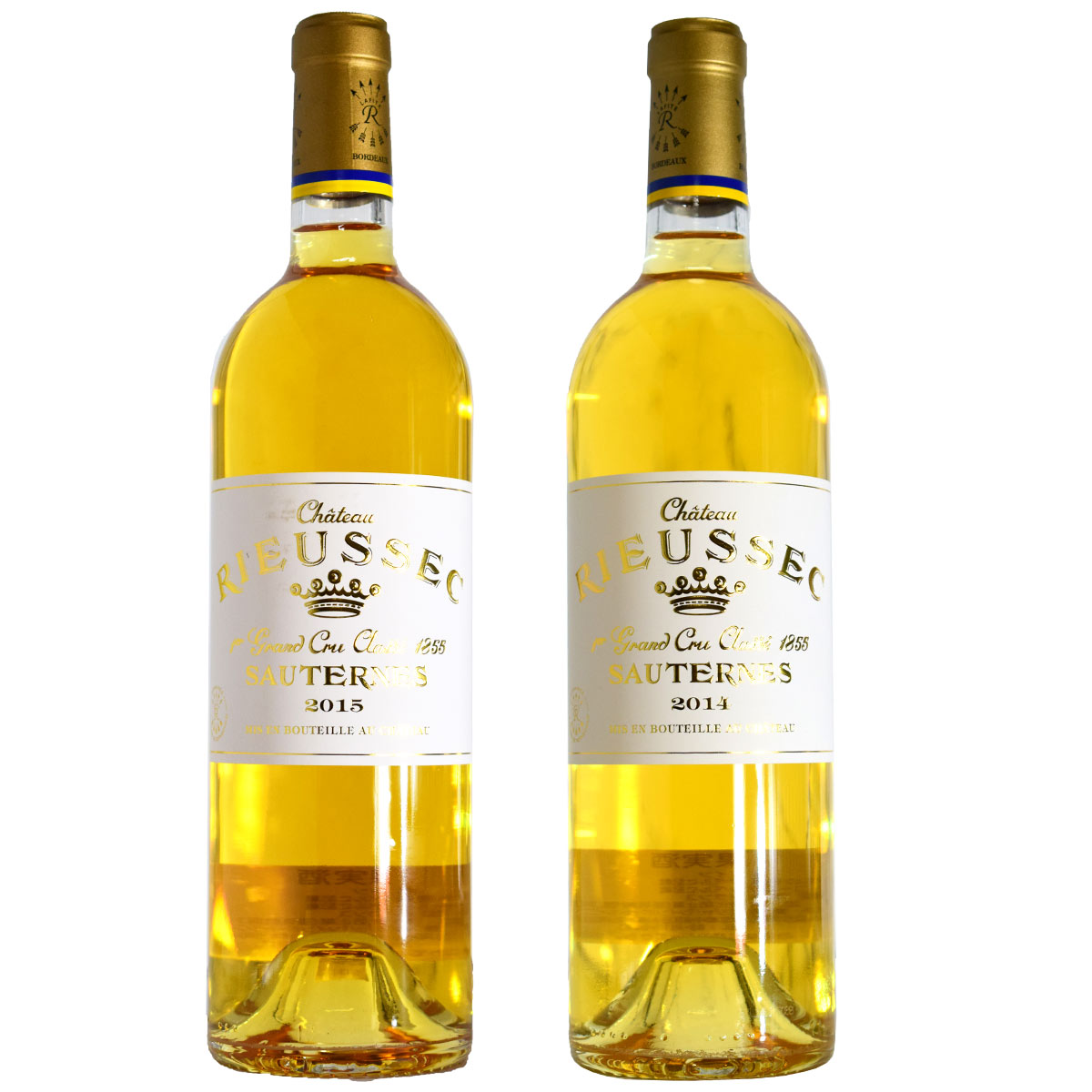 シャトー・リューセック 2014＆2015 垂直試飲セット 750ml×2 フランス・ソーテルヌ 貴腐ワイン　Chateau Riussec　送料無料ですが北海道・東北は別途送料必要（1,000円）クール便代金330円追加されます。