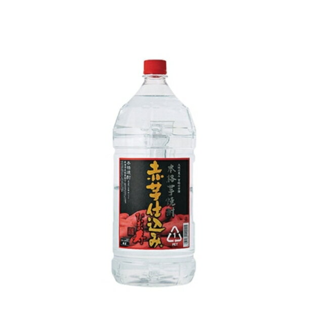 乐天商城 - 赤芋仕込み ひむか寿 20度 4000ml ペットボトル 宮崎紅芋使用 芋焼酎 寿海酒造 宮崎県