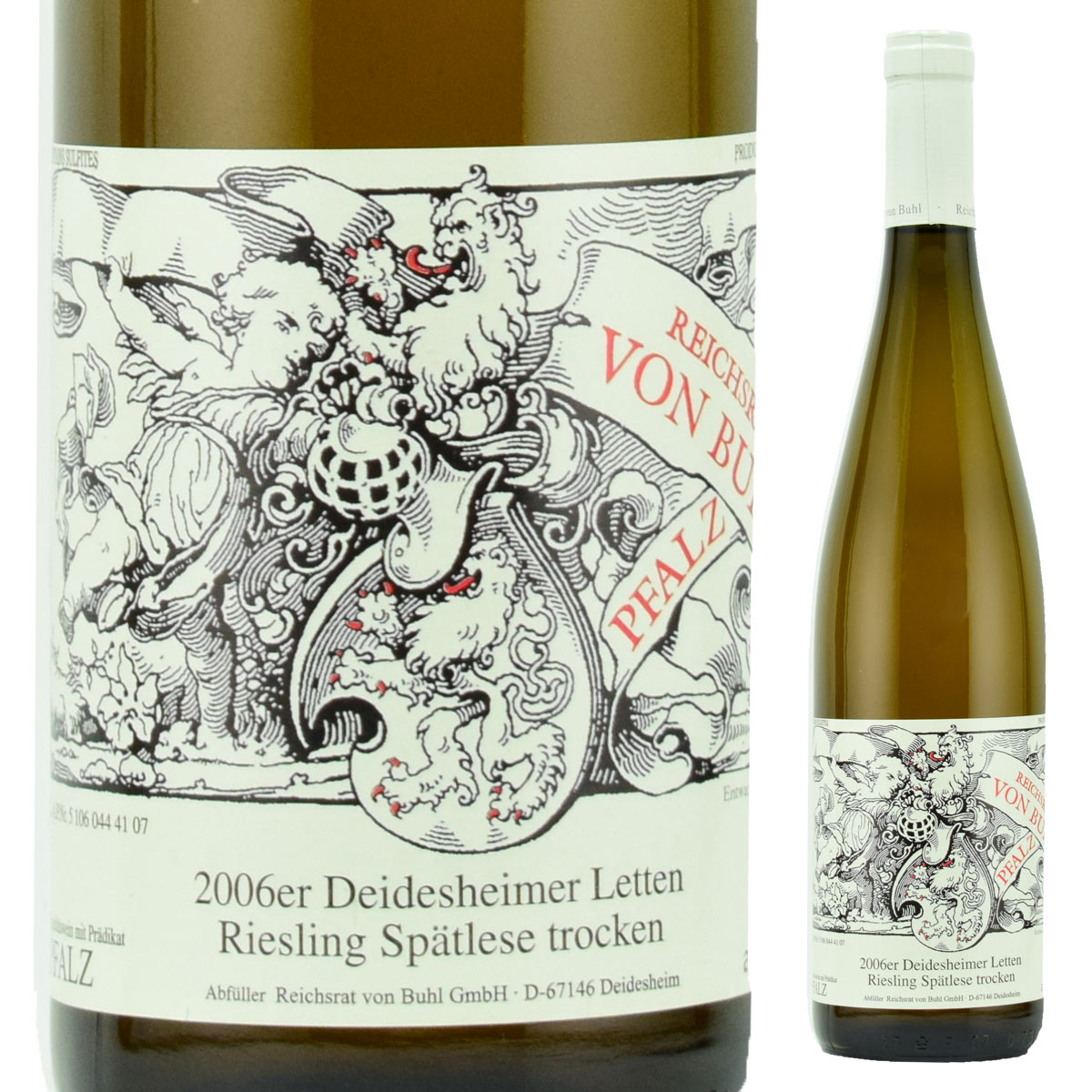 ダイデスハイマー　レッテン　シュペートレーゼ　トロッケン2006　750ml白　フォン・ブール　VON BUHL Riesling Deidesheimer ワイン ドイツ ファルツ　2022年特別送料無料商品