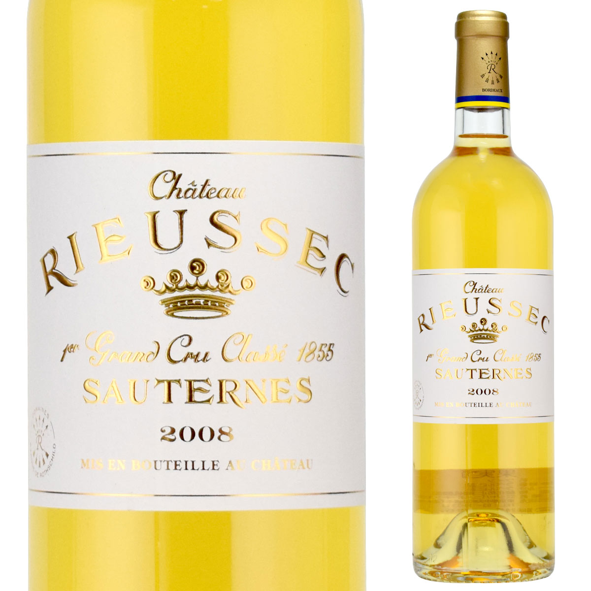 シャトー・リューセック　2008　750ml　貴腐ワイン　ソーテルヌ　格付1級　Chateau Rieussec Sauternes デザートワイン 極甘口