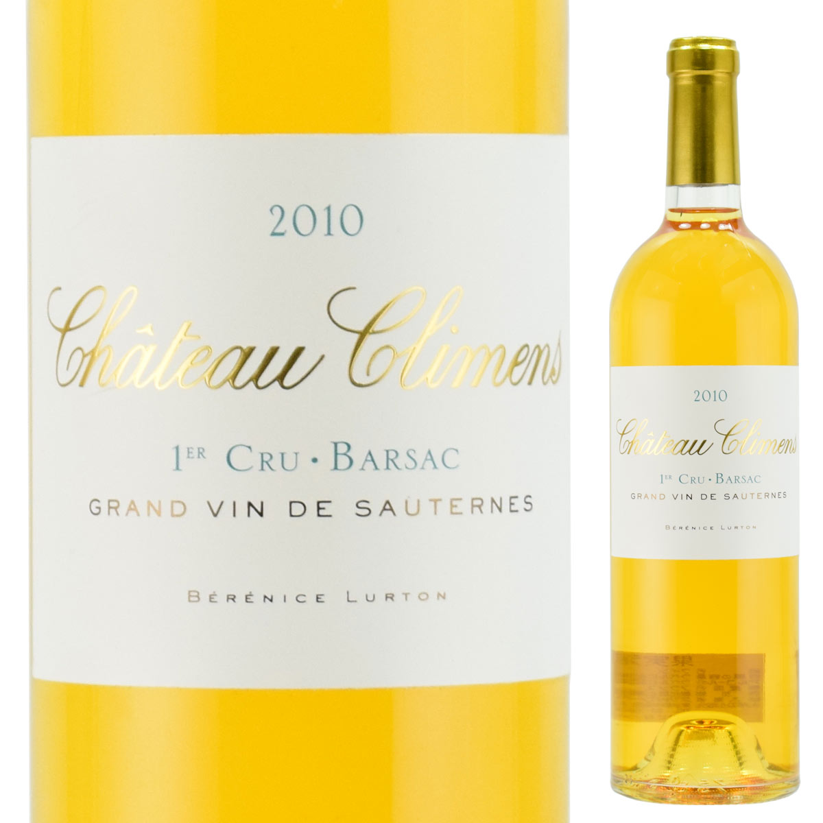 シャトー・クリマン 2010 750ml 貴腐ワイン ソーテルヌ 格付1級　Chateau　Climens Sauternes　デザートワイン　送料無料商品につき、北海道・東北は別途送料必要（1,000円追加）