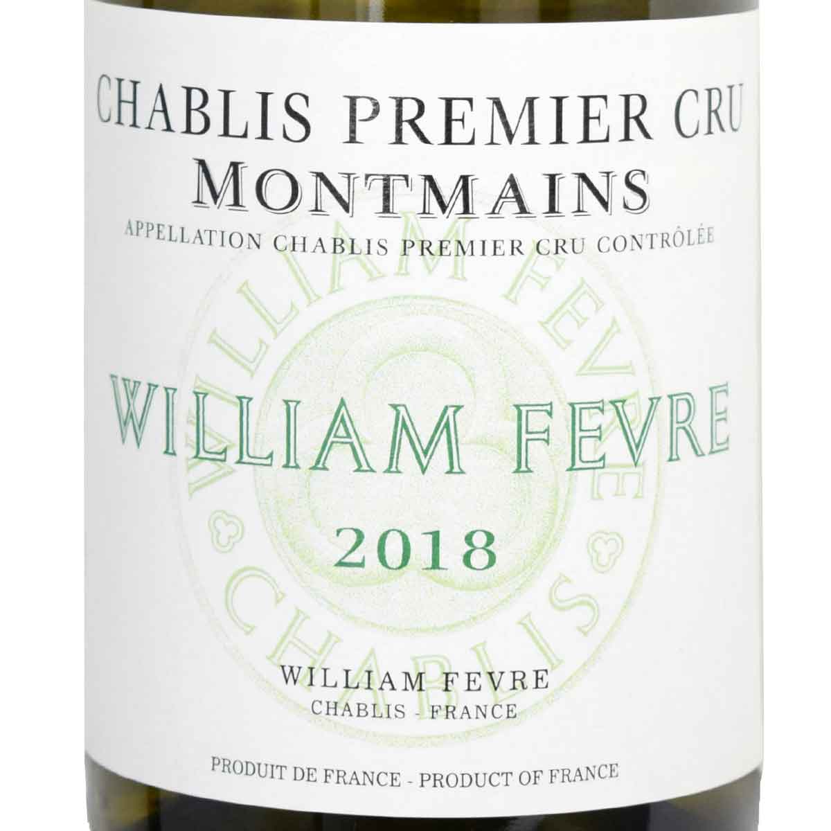 ［2018］［1級畑プルミエ・クリュ］シャブリ モンマン 750ml白 ウィリアム・フェーブルAOC Chablis Premier Cru Montmains, Bourgogne, Chablis, France William Fevre ウィリアム・フェーヴル kinko-10037940 オーリック サンプル画像2