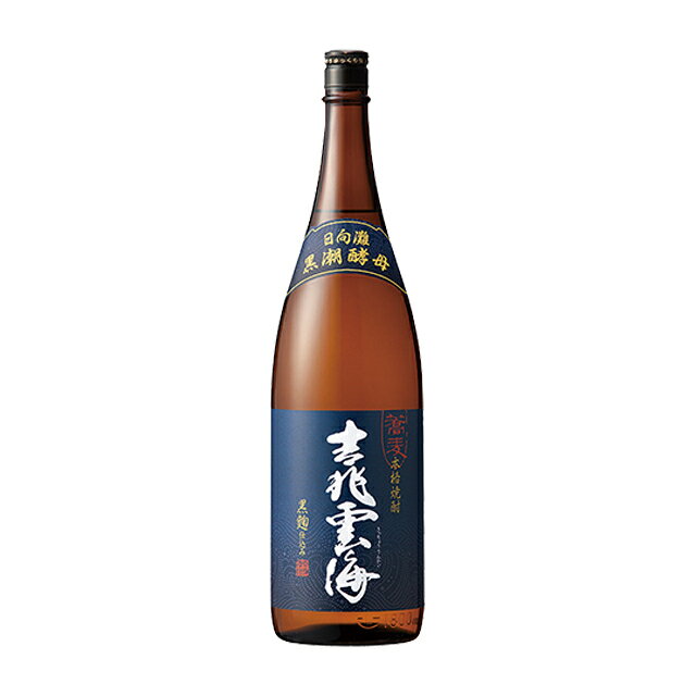オーリックの吉兆雲海 黒麹仕込み 25度 1800ml×2本 そば焼酎 雲海酒造※北海道・東北エリアは別途運賃が1000円発生します。｜アングル2