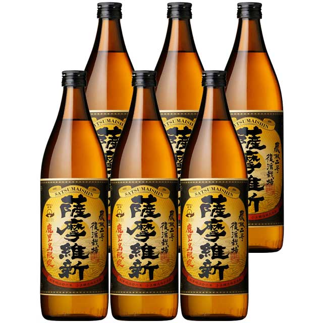 鹿児島限定 薩摩維新 25度 900ml×6本 芋焼酎 小正醸造※北海道・東北エリアは別途運賃が1000円発生します。※北海道・東北エリアは別途運..