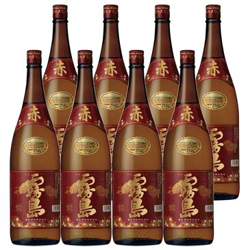 【送料無料】　赤霧島　25度　1.8L×8本セット　【霧島酒造】【限定品】【赤芋】【贈答】【プレゼント】