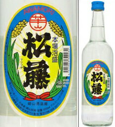30度　松藤　600ml瓶　泡盛（本島金武町・一般酒）　崎山酒造厰　沖縄県　化粧箱なし