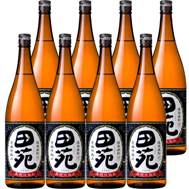 田苑 黒 25度 1800ml×8本 芋焼酎 田苑酒造 黒麹※北海道・東北エリアは別途運賃が1000円発生します。