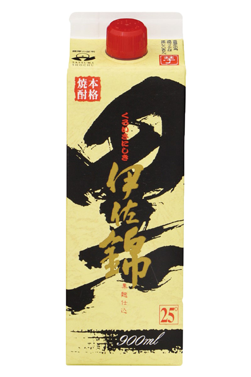 黒伊佐錦パック25度 900ml 芋焼酎 大口酒造