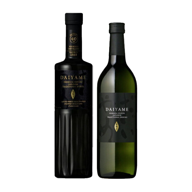 乐天商城 - DAIYAME40 40度 700ml・だいやめ 25度 720ml×各1本 計2本 芋焼酎 濱田酒造※北海道・東北エリアは別途運賃が1000円発生します。