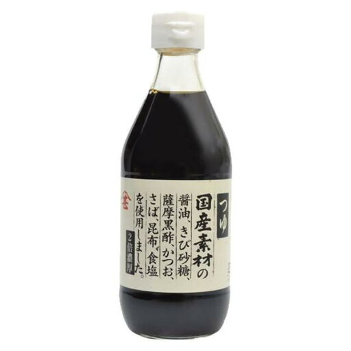 国産素材 つゆ 2倍濃厚 360ml フジジン醤油/こだわりめんつゆ/大分県 国産素材 つゆ 2倍濃厚 360ml フジジン醤油/こだわりめんつゆ/大分県