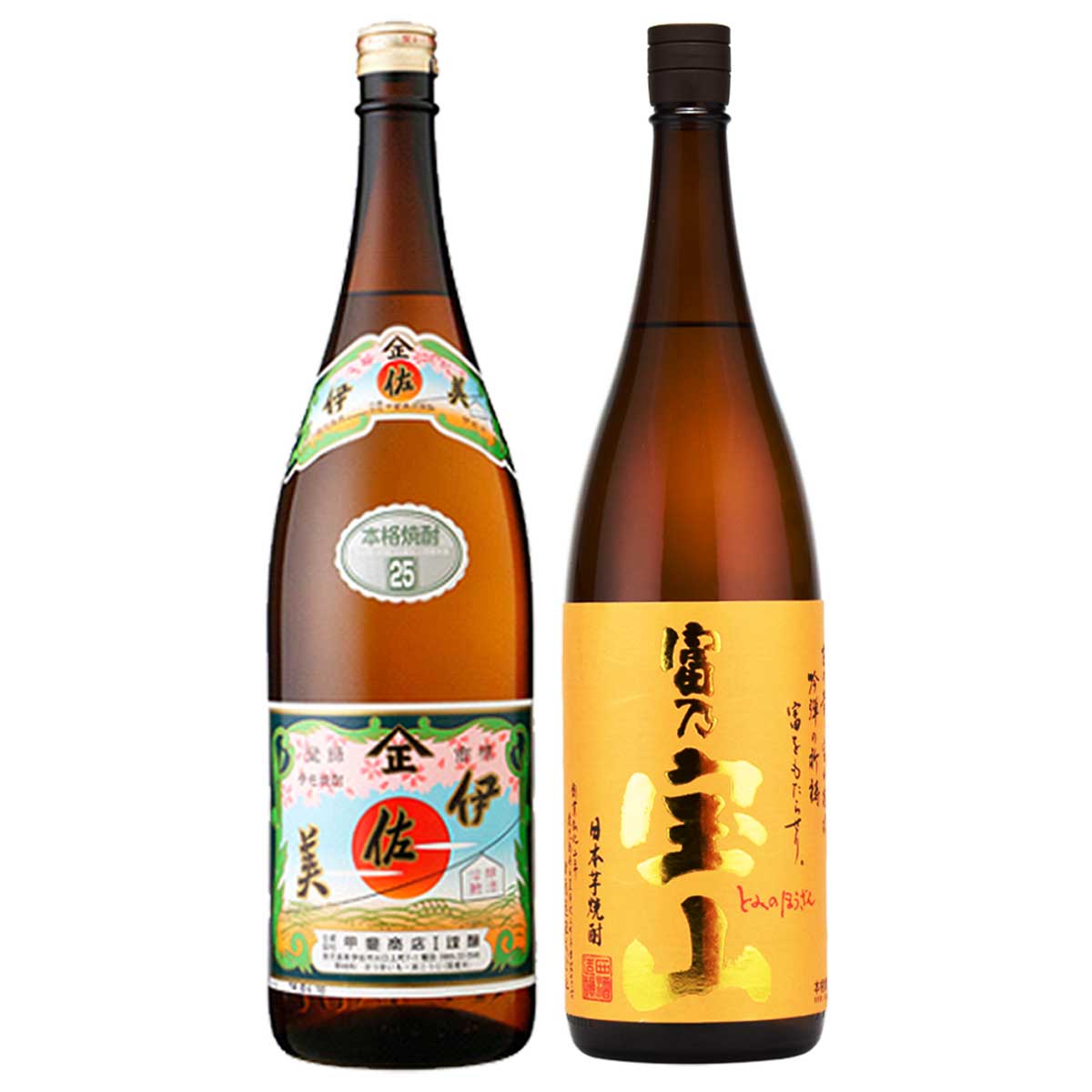 伊佐美 ・ 富乃宝山 1800ml 各1本 計2本 セット 父の日 送料無料 焼酎セット ギフト 贈り物 北海道・東北地区は 別途送料1000円が発生します 父の日 送料無料 焼酎セット ギフト 贈り物 北海道…