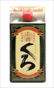 さつま小鶴くろパック25度 900ml 芋焼酎 小正醸造