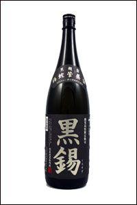 鹿児島限定 錫が焼酎を旨くする 黒錫(くろすず) 25度 1800ml 芋焼酎 原口酒造のサムネイル