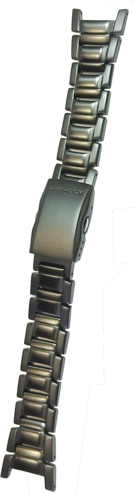 G-501BD,G-501FBD,G-521BD用バンド（ベルト） ※材質：ステンレス製(ブラックI/P加工) 接続部品（先環カバー、バンドピース）が生産を完了しています。 現在使用している部品が使用できるかご確認のうえご注文ください。 ※バネ棒は別売りで販売しています。　