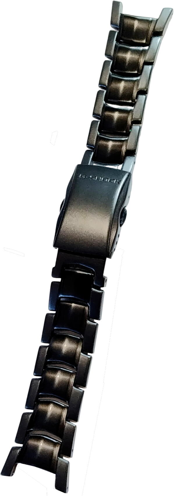 GW-700,GW-700BDJ用メタルバンド（ベルト） ・材質：ステンレス製 ・色：黒 ・重量80g ・接続部品（先環カバー、バンドピース、バネ棒、長短ネジ）は付いていません。 【重要】 ・GW-700のウレタンバンドは生産を完了していま...